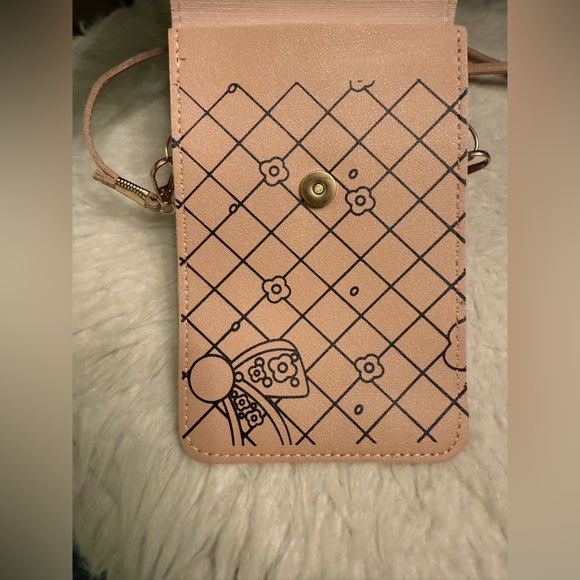 Cute Pink Crossbody Bag with Cat Design - Picture 4 of 9
